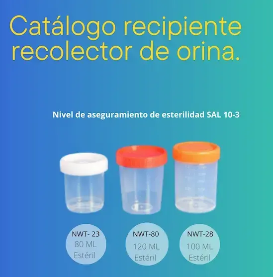 Recipiente recolector de Orina
